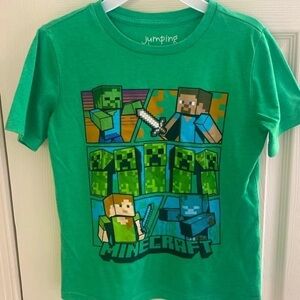 NWOT Minecraft tee for boys size 7